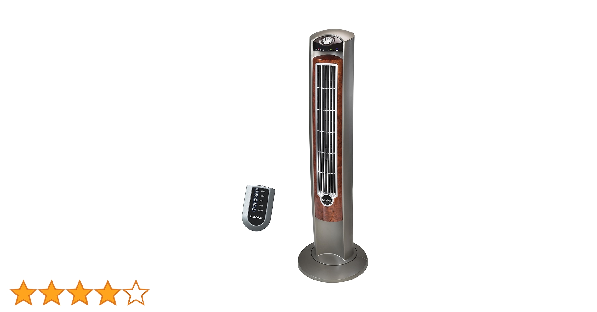 coco Lasko Wind Curve Portable Electric 42